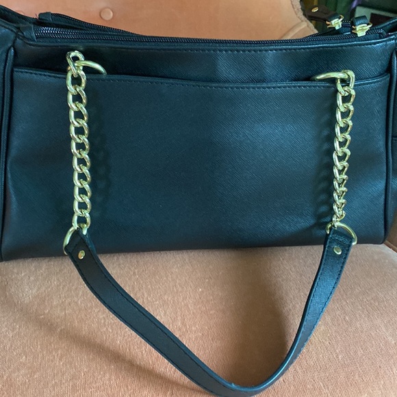 Nicole by Nicole Miller handbag. NWOT in black saffiano-type finish. - Picture 5 of 11